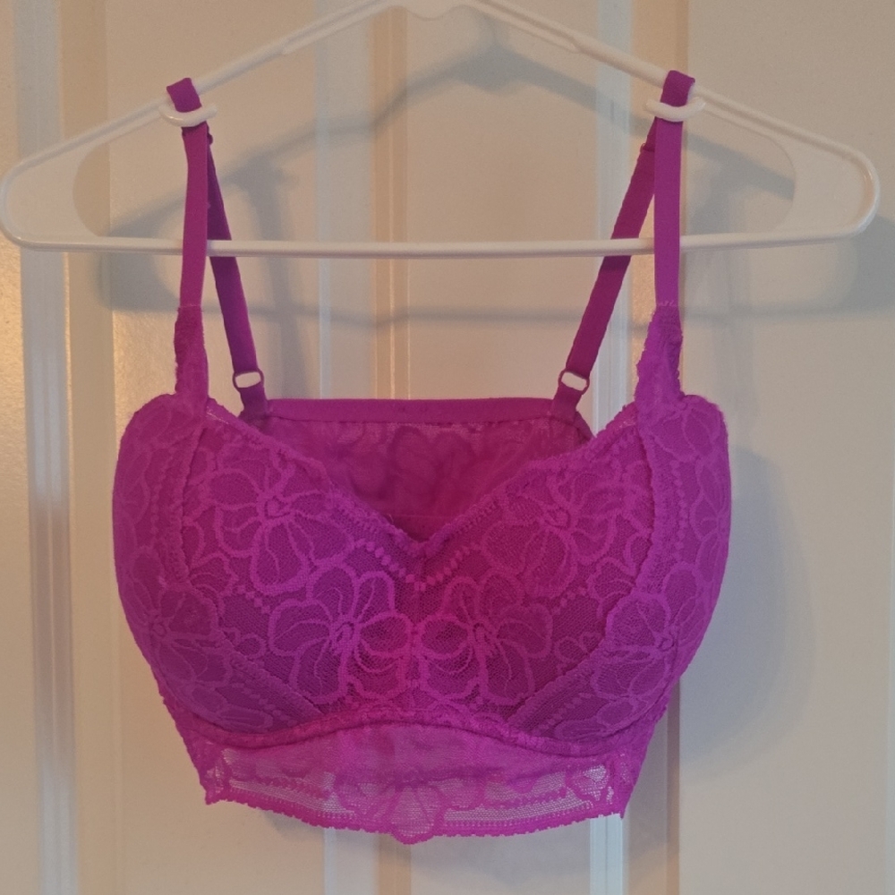 FINAL PRICE Lace Bralette in Vibrant Purple ( PINK VICTORIA SECRET )
